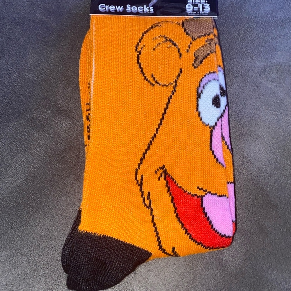 3/$18 bundle Disney muppets fozzy the bear crew Socks